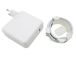 Блок живлення для Apple 87W A1719 (MNF82CH/A) + Євро вилка + Type-C (USB-C) кабель. BOX - мініатюра 2