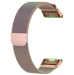 Ремінець металевий для смарт-годинника Google Pixel Watch 47 mm, Milanese Magnetic, різнокольоровий, міланська петля, браслет на магнітній застібці, сумісний з годинником Google Pixel Watch, для моделей з розміром корпусу 47 мм