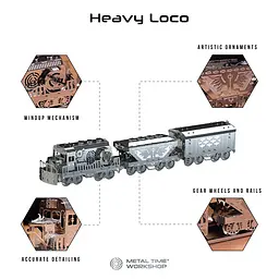Колекційна модель Metal Time Heavy Loco MT023 - мініатюра 4