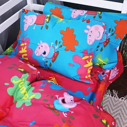 Підковдра на блискавці MirSon Kids Time 17-0507 Peppa, бязь, 210х143 см, різнокольорова - мініатюра 4