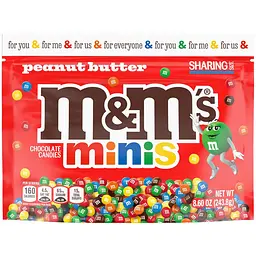 Драже M&M'S Minis Peanut Butter, 240г