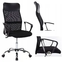 Офісне крісло Kinderkraft Ekspand WF-J05 Black - мініатюра 3