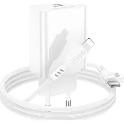 Зарядний пристрій BOROFONE USB-C PD20W + cable USB-C to Lightning white (6941991111419) - мініатюра 6