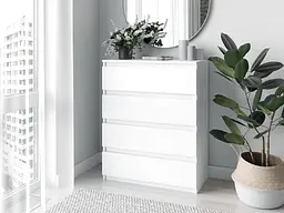 Комод Moreli T-215 на 4 ящики 800х980х400 мм Білий (mo-t215-white) - мініатюра 2