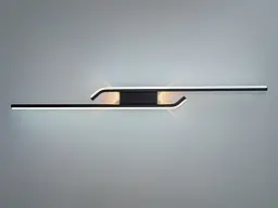 Світильник настінний LED Diasha 1624/800BK, 30W, 1650 лм, акрил, чорний, для інтер'єру