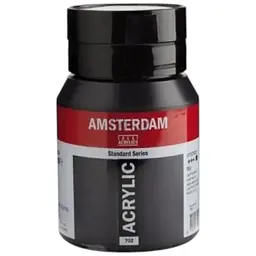 Фарба акрилова Amsterdam 702, Сажа газова 500 мл