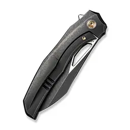 Ніж складаний туристичний WE Knife Ignio Mystery Box, (8.4 см) CPM 20CV / титан 6AL4V чорний - мініатюра 5