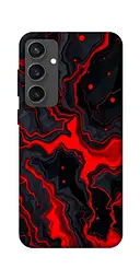 TPU чохол Demsky Black red marble для Samsung Galaxy S24 FE