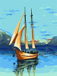 Картина за номерами Романтика моря. Краєвид 30x40 см Ідейка KHO 2768