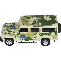 Машинка TechnoDrive серії Шеврони Героїв LAND ROVER DEFENDER "ОК "СХІД" - мініатюра 2