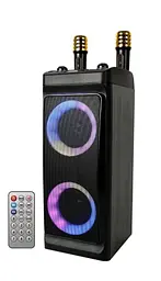 Портативна Bluetooth колонка з караоке та двома мікрофонами, SING - E ZQS4290 подвійний 4-дюймовий сабвуфер динаміки - мініатюра 2
