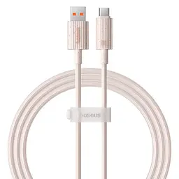 Кабель Baseus Habitat Series Fast Charging Cable USB to Type-C 100W 1m P10360203421-00 Pink