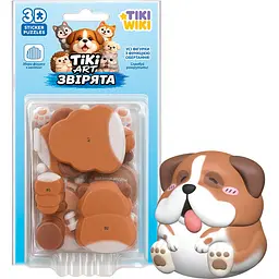 Набір 3D-стікерів-пазлів Tiki Wiki - Тікі арт-звірята в асортименті (PTA0908S) - мініатюра 6