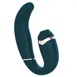 Вибратор Adrien Lastic My G с вакуумной стимуляцией клитора, 16х3.5 см