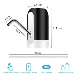 Сенсорна насадка на пляшку CLEANING PUMP Помпа диспенсер для кулера - мініатюра 4