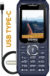 Мобільний телефон Sigma Mobile X-style 341 BRO Blue - мініатюра 3