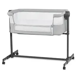 Приставне ліжечко-люлька Kinderkraft Neste Up 2 Light Grey (KLNEUP02LGR0000) - мініатюра 2