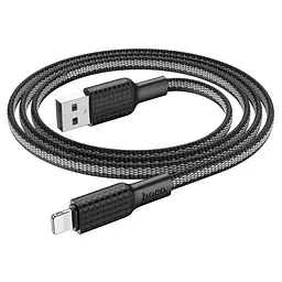 Кабель Hoco X76 Pisces Cable Lightning to Type-C to MicroUSB 2A 1m Black