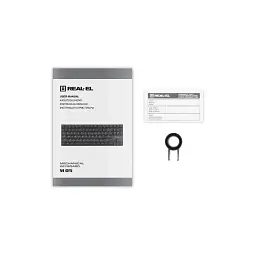 Клавіатура REAL-EL M 05 USB Grey (EL123100044) - мініатюра 9