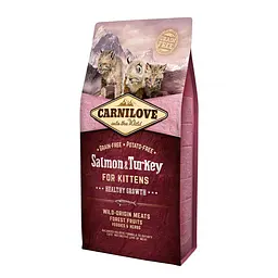 Сухий корм Carnilove Cat Salmon & Turkey Kitten 6 кг з лососем та індичкою для кошенят - мініатюра 2