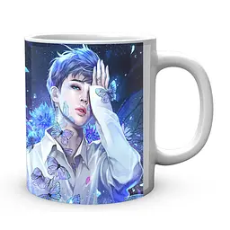 Кружка GeekLand Bangtan Boys Пак Чімін Малюнок Метелики BTS CP 04.463.609 - мініатюра 3