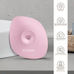 Щітка для обличчя GESKE Facial Brush 4 в 1 з тримачем рожева - мініатюра 6