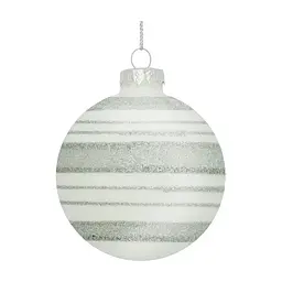 Ялинкова іграшка House Of Seasons Скляні кульки 3 шт D7 см Срібні (8718861801569) - мініатюра 4