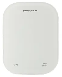 Ваги кухонні Gorenje KT 10 ORAITO W (KT10ORAW) - мініатюра 2