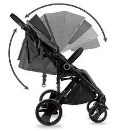 Прогулянкова коляска Kidwell Carell Dark Gray - мініатюра 4
