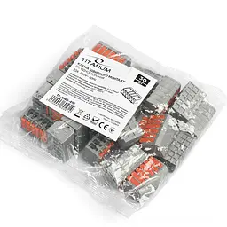 Клемник швидкого монтажу 6п сірий PA (TF-KNG-416) TITANUM TITANUM (29068-000) - мініатюра 4