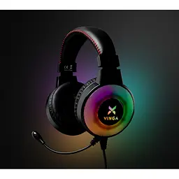 Навушники Vinga HSCU-100 Gaming LED Black (HSCU-100) - мініатюра 8