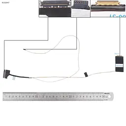 Шлейф матриці для Acer Aspire A717-71G A717-72G, (eDP 30pin, DC02002UH00, C7MMH, 50.GPGN2.012, Оригінал)