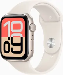 Смарт-годинник Apple Watch SE 3 GPS 44mm Starlight Alu. Case w. Starlight S. Band - M/L (MEHJ4)