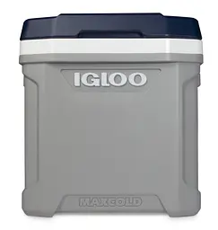 Ізотермічний контейнер на колесах Igloo Maxcold Latitude 62 Roller 56 л сірий з синім - мініатюра 2