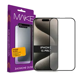 Захисне скло MAKE Apple iPhone 15 Pro