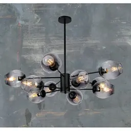 Люстра молекула Levistella 7526035-10 BK+BK - мініатюра 2