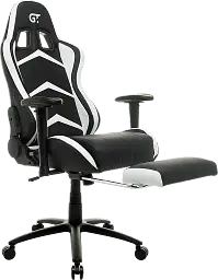 Геймерське крісло GT Racer чорне з білим (X-2534-F Black/White) - мініатюра 7