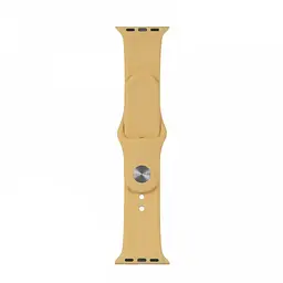 Ремінець Silicone Apple Watch 42/44/45/46/49 mm Beige