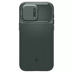 Чохол із захистом камери Spigen Optik Armor (MagFit) Abyss Green для iPhone 15 Pro (ACS06739) - мініатюра 3