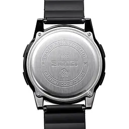 Наручний годинник Skmei 1502 Black White, 1502BKWT (18483) - мініатюра 3