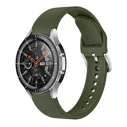 Ремінець для Samsung Galaxy Watch 5 40mm - зелений ширина кріплення 20мм силікон Watchbands Galaxy OneLine (W41-7WB13487749) - мініатюра 2