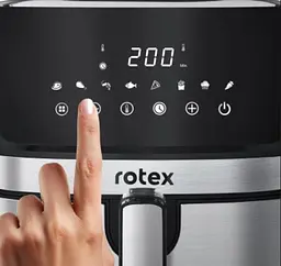 Мультипіч Rotex ROM680-XL MultiFry 6л 1700Вт Чорний/Сріблястий - мініатюра 8