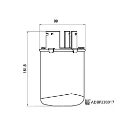 Фільтр паливний Blue Print ADBP230017 - мініатюра 3