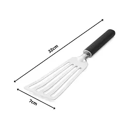 Лопатка з прорізами KitchenAid Classic, 32 см, чорний (KHH024OHOBEG) - мініатюра 3
