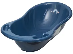 Ванна дитяча Tega Baby зі зливом Meteo 86 см navy