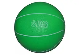 Медбол RB 6 кг (медичний м'яч-слембол без відскоку) EasyFit fit0024906