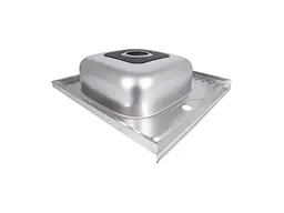 Мийка накладна Brinex 600х600х160мм 1 6060-L, Satin 0,6мм BRIN6060LSAT06 - мініатюра 4
