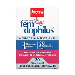 Пробіотики Jarrow Formulas Пробіотики Для Жінок, Жіночий дофілус, 1 млрд КУО, Women's (JRW-03041)