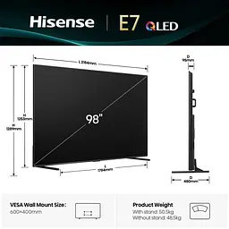 LED-телевізор Hisense 98E7Q - мініатюра 2
