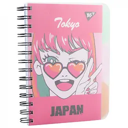 Зошит для записів Yes Japan Tokyo В6 144 аркуші пластикова обкладинка 3 шт. (681892) - мініатюра 2